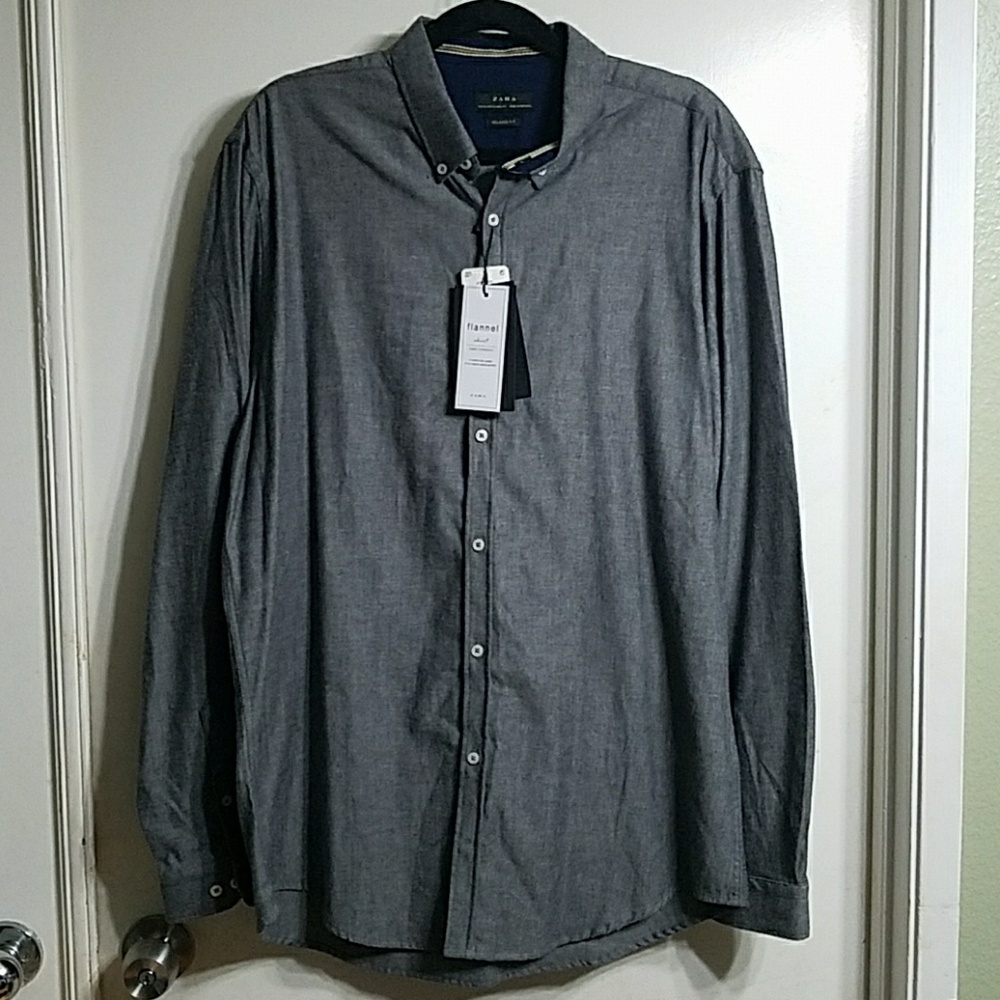 Zara Relaxed Fit Long -sleeve Flannel